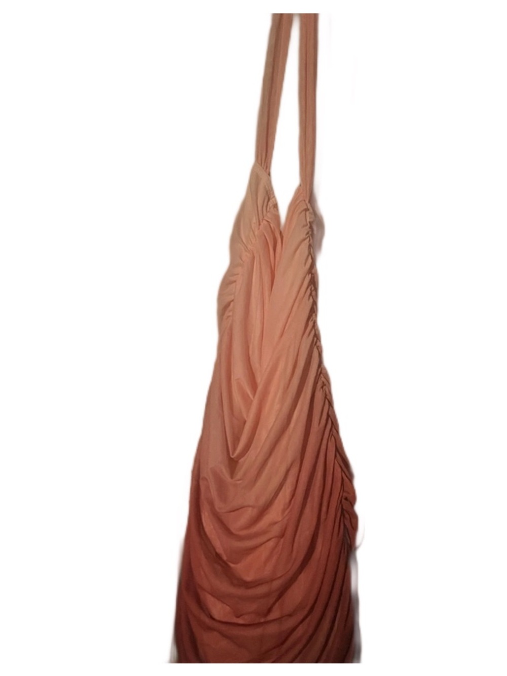 SHEIN Peach Ombre Maxi Dress